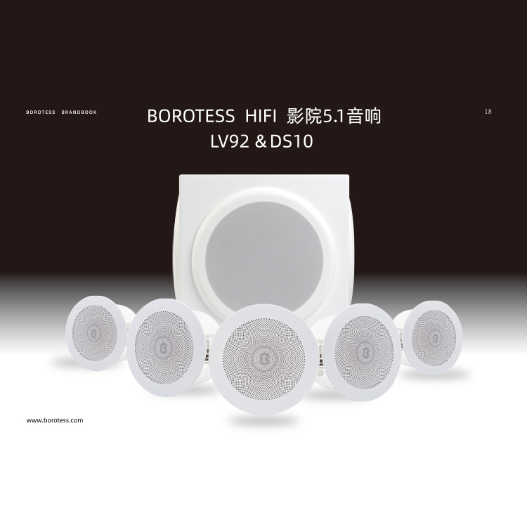 博特BOROTESS HIFI影院5.1音响LV92&DS10